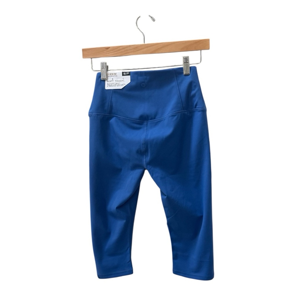 NWT Women’s High Waisted Blue Cropped Compression Leggings! Small! - Picture 7 of 8